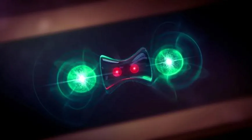 Visualization of quantum entanglement between particles